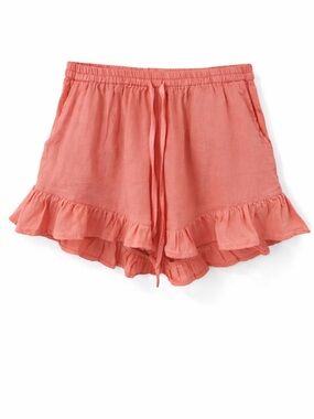 Piyama XS Nicolette Sleep Shorts Womens 0203 Ruffle Hem Floral Lightweight